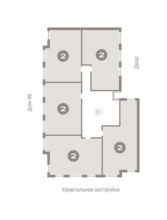 
  Продается 2-комн. квартира, 72.1 м², ЖК Европейский берег, дом 49
. Фото 1.