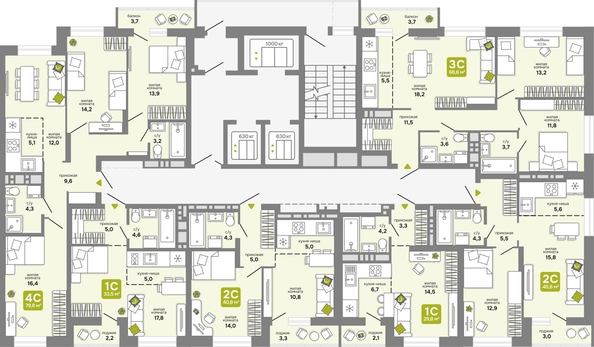 
  Продается студия, 29.8 м², ЖК Счастливый квартал, дом 2
. Фото 1.
