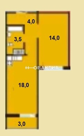 
  Продается 1-комн. квартира, 42 м², Гармония мкр, д. 68
. Фото 36.