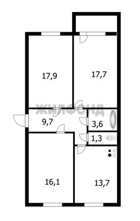 
  Продается 3-комн. квартира, 79.4 м², ЖК Чистая Слобода, дом 42
. Фото 28.
