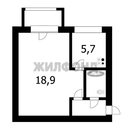 
  Продается 1-комн. квартира, 31.4 м², Красный пр-кт, д. 94/2
. Фото 13.