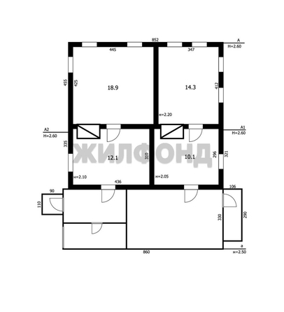 
  Продается дом, 56 м², село Новолуговое
. Фото 4.