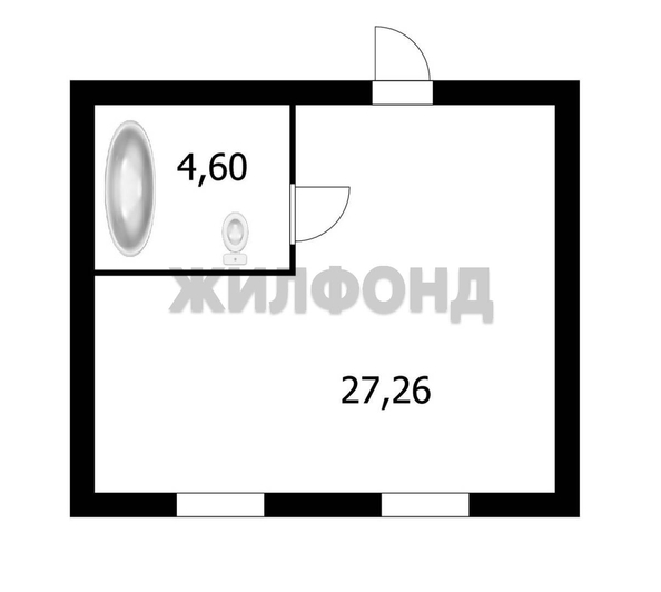 
  Продается студия, 27 м², , д. 50
. Фото 8.