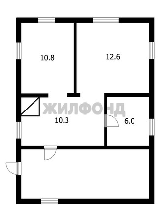 
  Продается дом, 42.7 м², деревня Сушиха
. Фото 7.