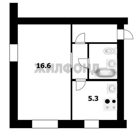 
  Продается 1-комн. квартира, 29.3 м², Индустриальная ул, д. 15
. Фото 10.