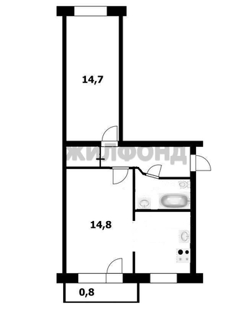 
  Продается 2-комн. квартира, 47.2 м², Планировочная ул, д. 8
. Фото 2.