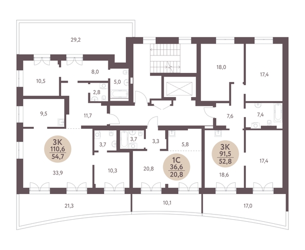 
  Продается студия, 36.6 м², ЖК Зеленый город, дом 1
. Фото 1.
