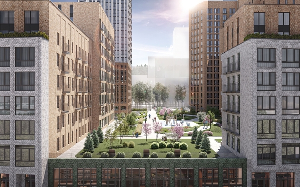 
  Продается студия, 36.6 м², ЖК Зеленый город, дом 1
. Фото 3.