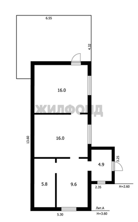 
  Продается дом, 56 м², Новосибирск
. Фото 28.
