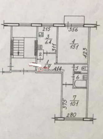 
  Продается 2-комн. квартира, 43.5 м², Толбухина ул, д. 41/1
. Фото 34.