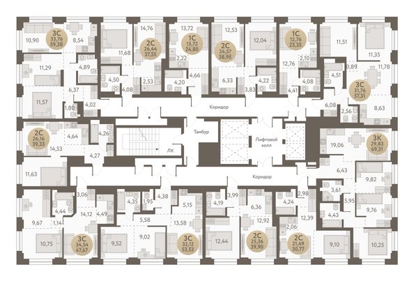 
  Продается 2-комн. квартира, 37.55 м², ЖК Urban-peaks (Урбан Пикс)
. Фото 1.
