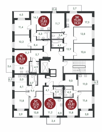 
  Продается студия 28.38 м², в ЖК Скандинавские кварталы, дом 1. Фото 1.