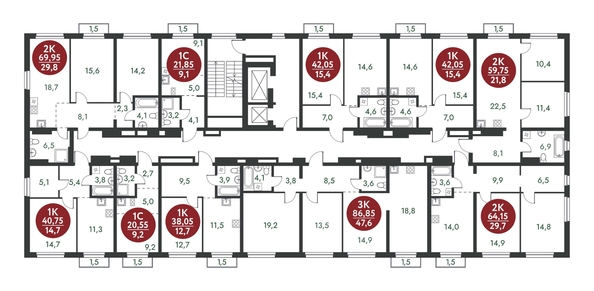 
  Продается студия, 20.55 м², ЖК Скандинавские кварталы, дом 1
. Фото 1.