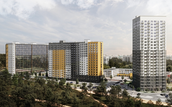 
  Продается 1-комн. квартира, 42.19 м², ЖК Семейный квартал, дом 3
. Фото 3.