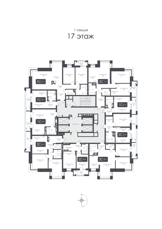 
  Продается 3-комн. квартира, 67.3 м², ЖК CITY TOWERS (Сити Тауэрс)
. Фото 37.