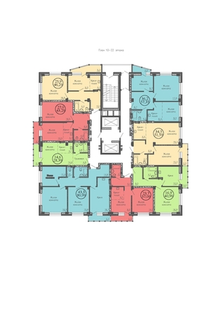 
  Продается 2-комн. квартира, 36.1 м², ЖК Red Fox (Ред Фокс) , дом 6/1
. Фото 1.