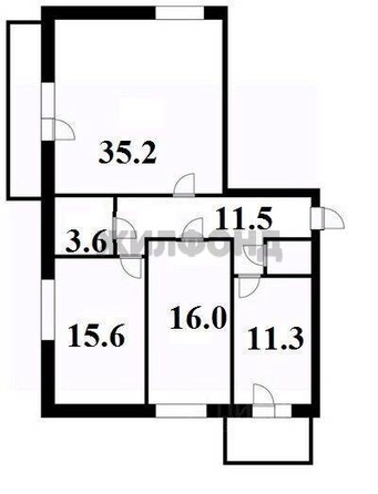 
  Продается 3-комн. квартира 94.5 м². Фото 2.