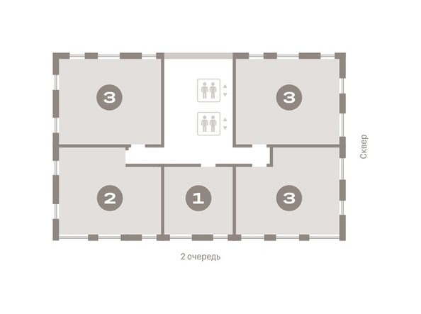 
  Продается 3-комн. квартира, 77.28 м², ЖК Авиатор, дом 3
. Фото 6.