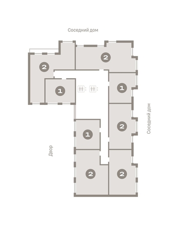
  Продается 2-комн. квартира, 57.5 м², ЖК Лебедевский квартал, дом 1
. Фото 16.