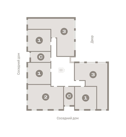 
  Продается 2-комн. квартира, 77.09 м², ЖК Европейский берег, дом 45
. Фото 1.