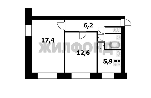 
  Продается 2-комн. квартира, 47.5 м², Адриена Лежена ул, д. 28/1
. Фото 8.