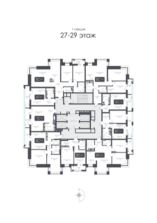 
  Продается студия, 29.1 м², ЖК CITY TOWERS (Сити Тауэрс)
. Фото 37.