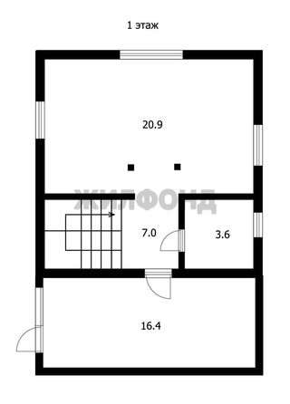 
  Продается дом, 83 м², село Морозово
. Фото 17.
