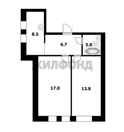 
  Продается 2-комн. квартира, 49.8 м², Гоголя ул, д. 40
. Фото 1.