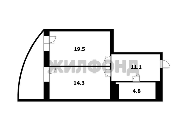 
  Продается 2-комн. квартира, 50 м², Кузьмы Минина ул, д. 9/2
. Фото 29.