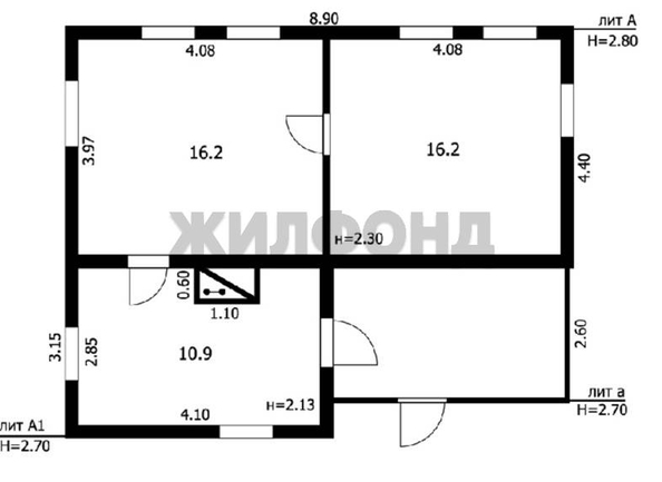
  Продается дом, 43.3 м², рабочий поселок Коченево
. Фото 13.