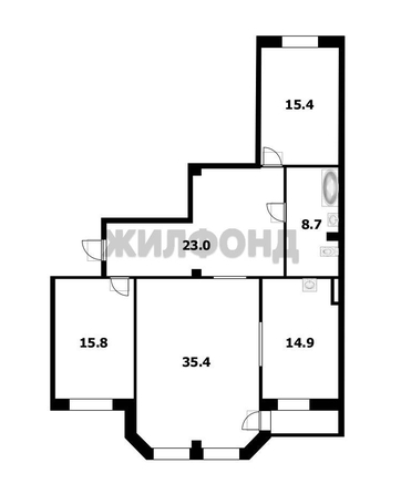 
  Продается 3-комн. квартира, 113.2 м², Галущака ул, д. 3
. Фото 28.