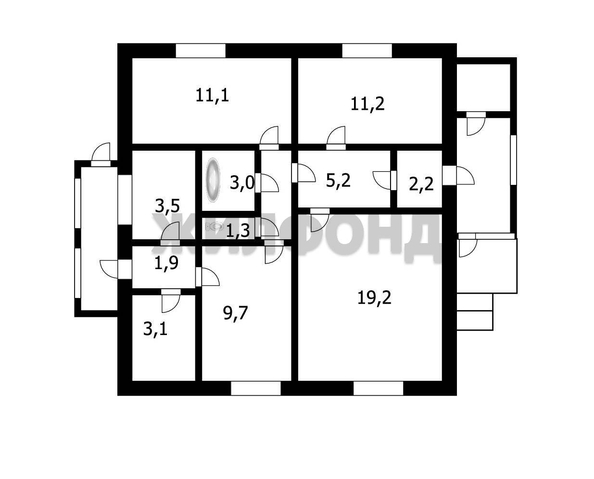 
  Продается дом, 74.3 м², село Юрты
. Фото 5.