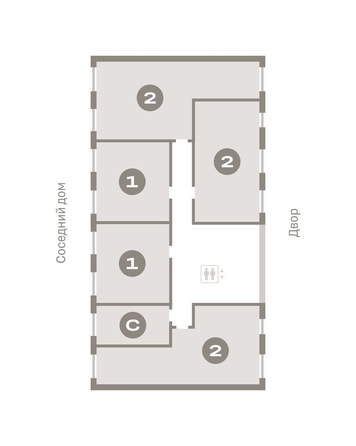
  Продается студия, 24.63 м², ЖК Пшеница, дом 5.2
. Фото 1.