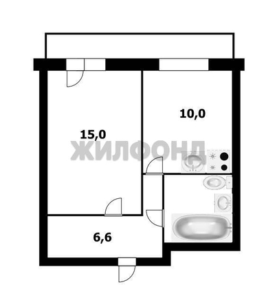 
  Продается 1-комн. квартира, 36 м², Петухова ул, д. 14
. Фото 7.