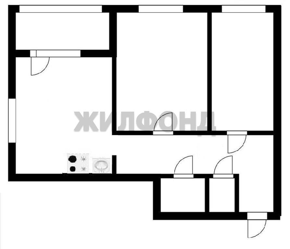 
  Продается 3-комн. квартира, 60.3 м², Сержанта Коротаева ул, д. 9
. Фото 14.