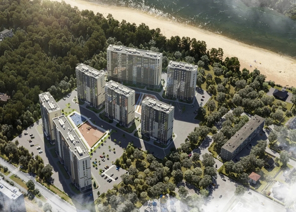 
  Продается студия 29 м², в ЖК Квартал Сосновый бор, дом 1. Фото 6.