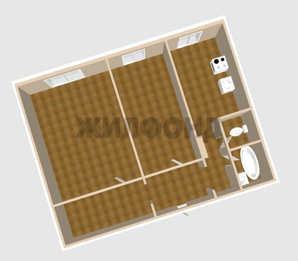 
  Продается 2-комн. квартира, 76 м², Татьяны Снежиной ул, д. 49
. Фото 1.