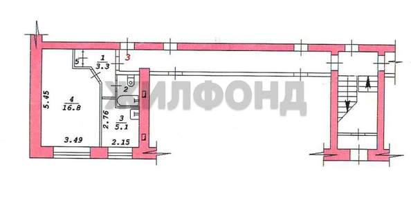 
  Продается 1-комн. квартира, 28.2 м², Гаранина ул, д. 19
. Фото 3.