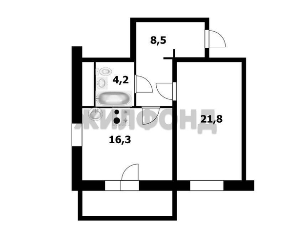
  Продается 1-комн. квартира, 50.8 м², Горский мкр, д. 67
. Фото 20.