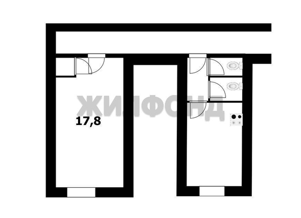 
  Продается комната, 15.4 м², Ленина ул, д. 40
. Фото 2.