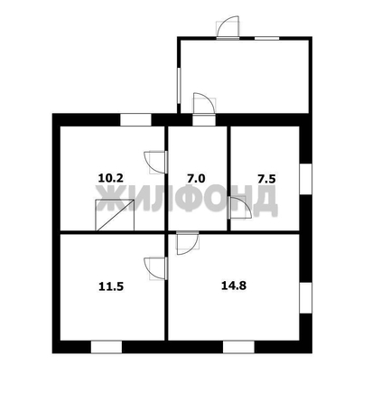 
  Продается 3-комн. квартира, 51.1 м², Новая ул, д. 5
. Фото 9.