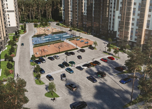 
  Продается студия, 33.9 м², ЖК Квартал Сосновый бор, дом 1
. Фото 4.