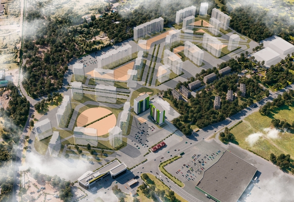 
  Продается 1-комн. квартира, 44.5 м², ЖК Эко-квартал на Кедровой, д 3 сек 2
. Фото 1.