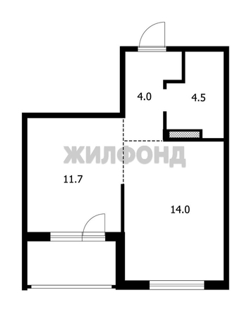 
  Продается 1-комн. квартира 34.2 м². Фото 13.