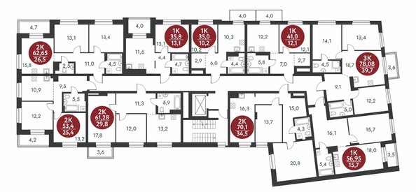
  Продается 3-комн. квартира, 78.08 м², ЖК Скандинавские кварталы, дом 1
. Фото 1.