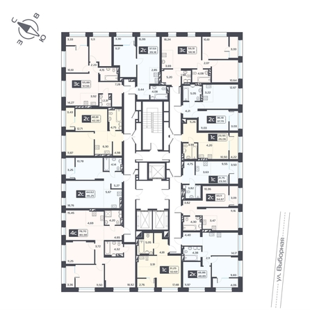 
  Продается 4-комн. квартира, 80.38 м², ЖК Астон. Геометрия, дом 4
. Фото 1.