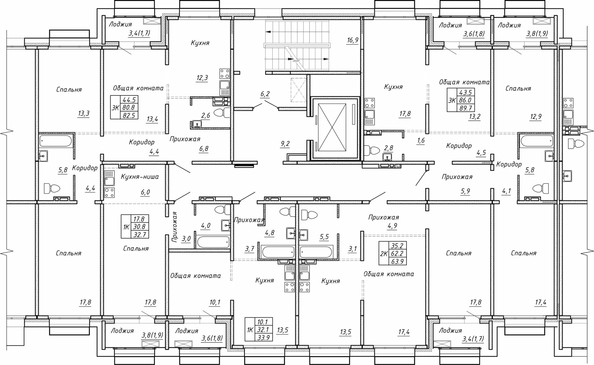 
  Продается 3-комн. квартира, 89.7 м², ЖК Гренландия, Лес дом №5
. Фото 1.