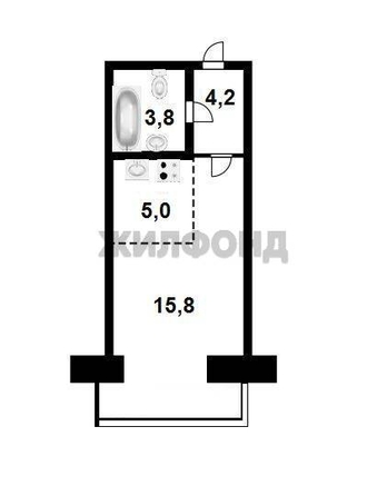 
  Продается 1-комн. квартира, 30 м², Приморская ул, д. 24
. Фото 6.