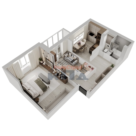 
  Продается 2-комн. квартира 66.66 м², в ЖК Два поэта. Фото 3.