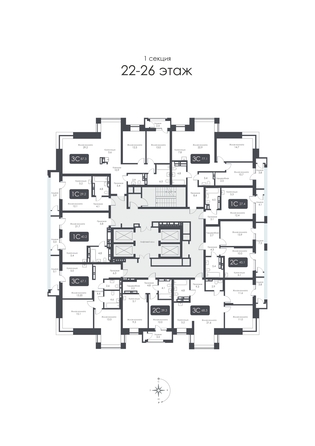 
  Продается 3-комн. квартира 87.3 м², в ЖК СИТИ ТАУЭРС. Фото 37.